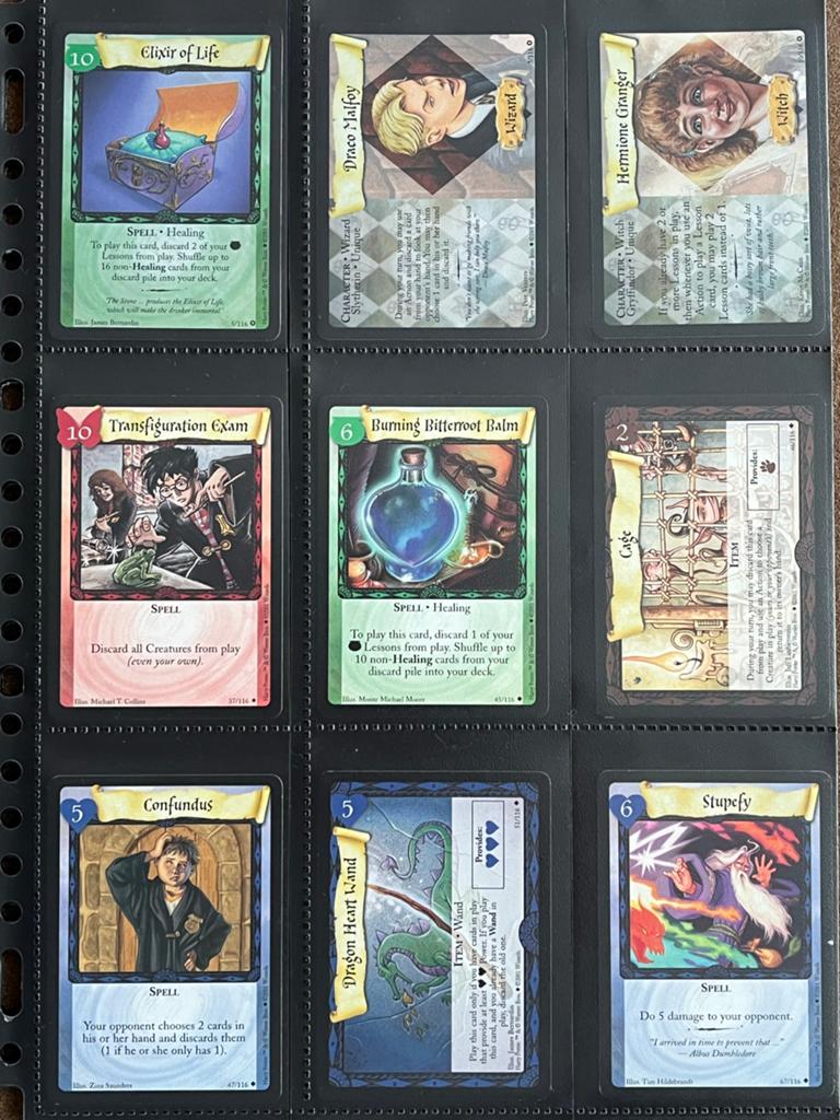 Harry Potter TCG Kaarten Verzameling - Zeldzaam!, Verzamelen, Harry Potter, Ophalen, Zo goed als nieuw, Spel