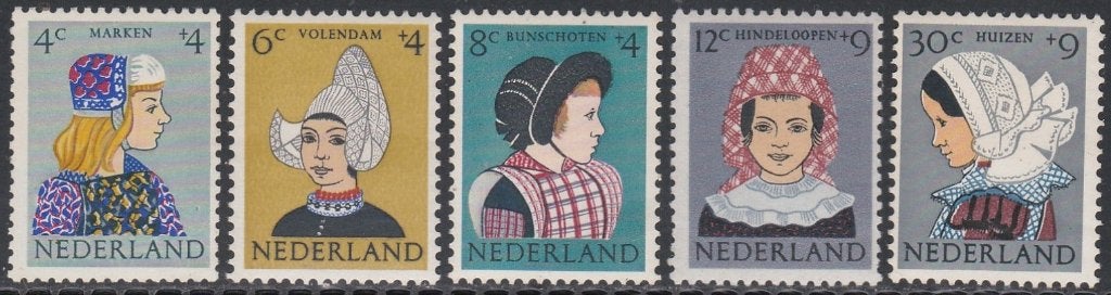 Nederland 1960 747/751 Kind Klederdrachten, Postfris, Ophalen of Verzenden, Na 1940, Postfris