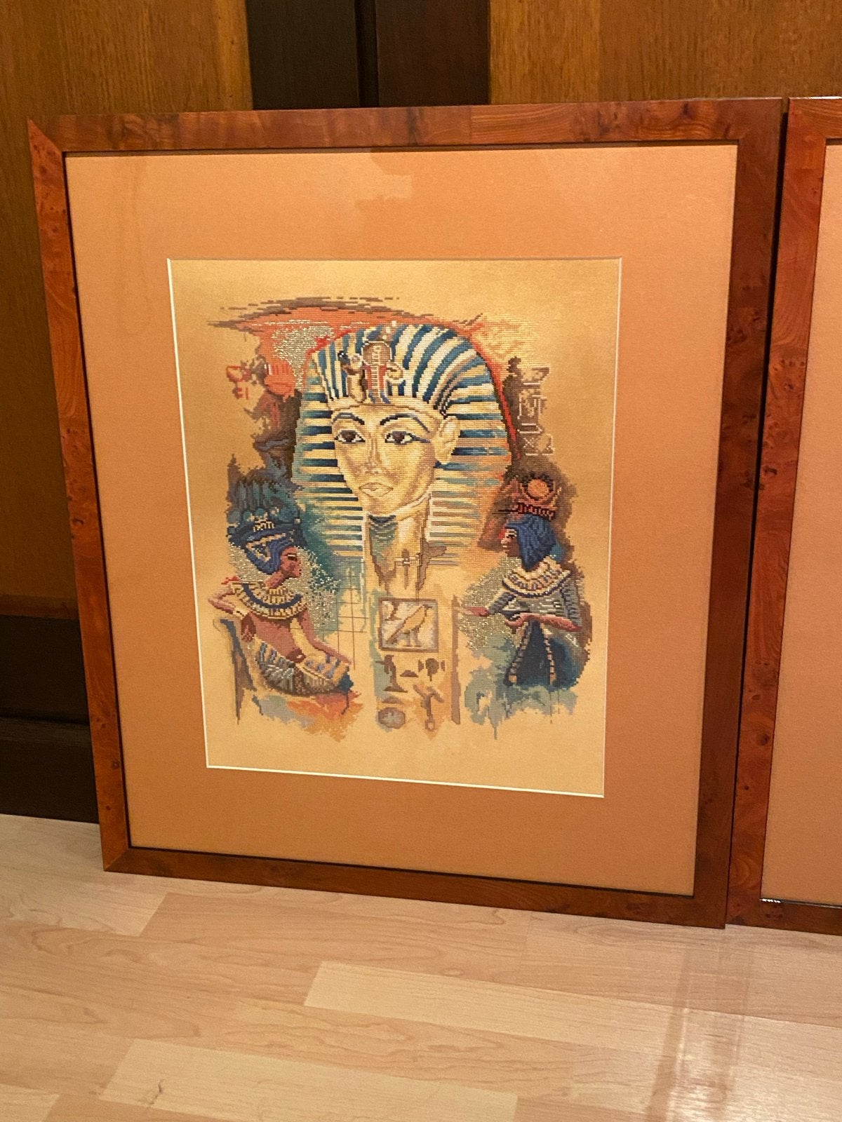 Set van Toetanchamon & Nefertiti, Antiek en Kunst, Kunst | Schilderijen | Klassiek, Ophalen, Portret of Personen, Realistisch