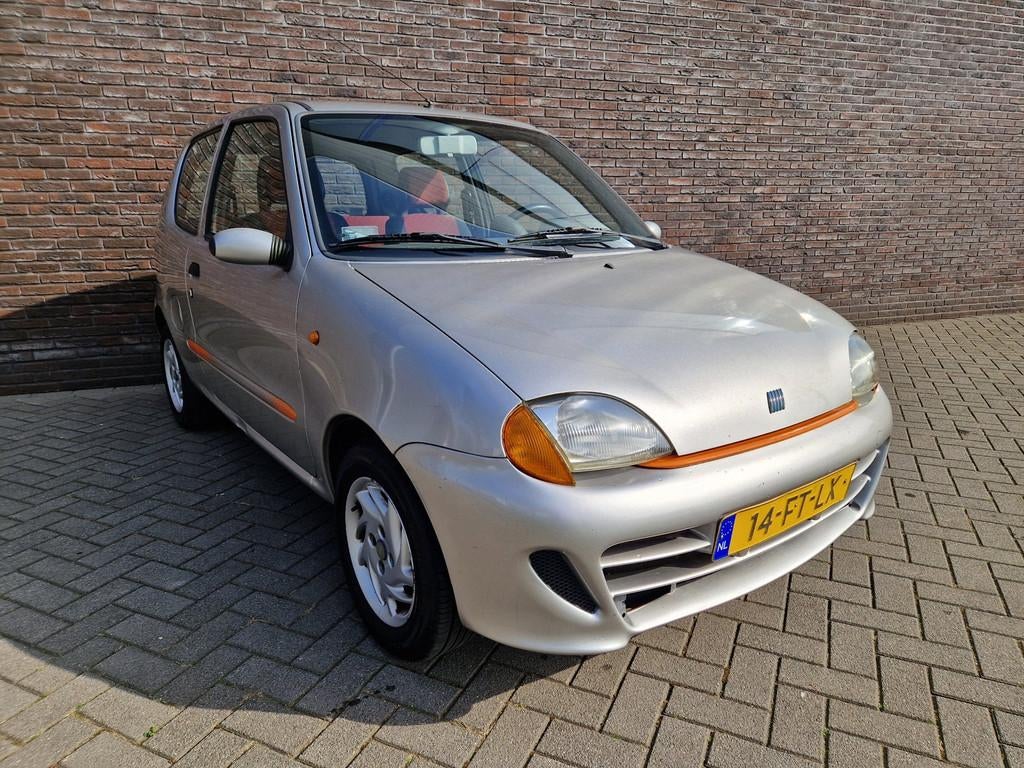 Fiat Seicento 1100 ie Sporting APK 03-'27 stuurbekr radio cd, Stof, Origineel Nederlands, Handgeschakeld, 710 kg