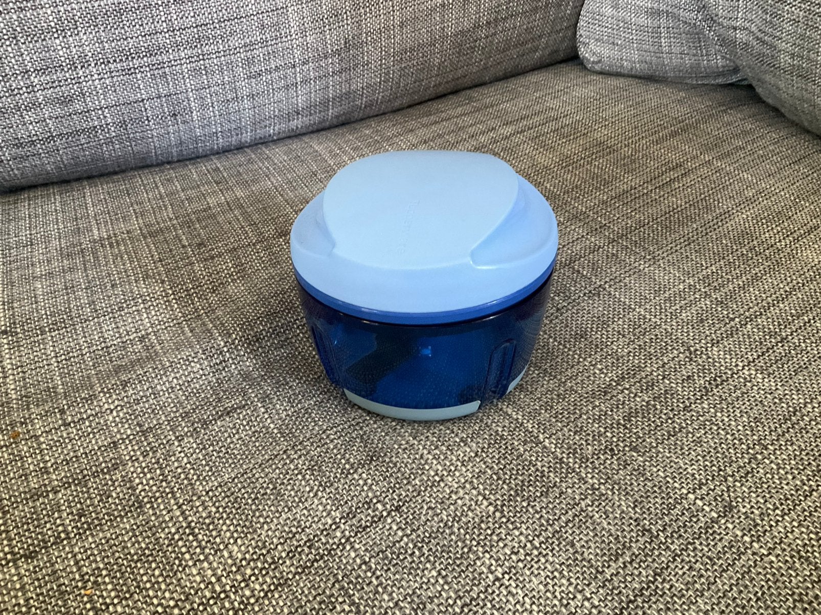 Mini quick chef Tupperware, Ophalen of Verzenden, Gebruikt, Blauw, Overige typen