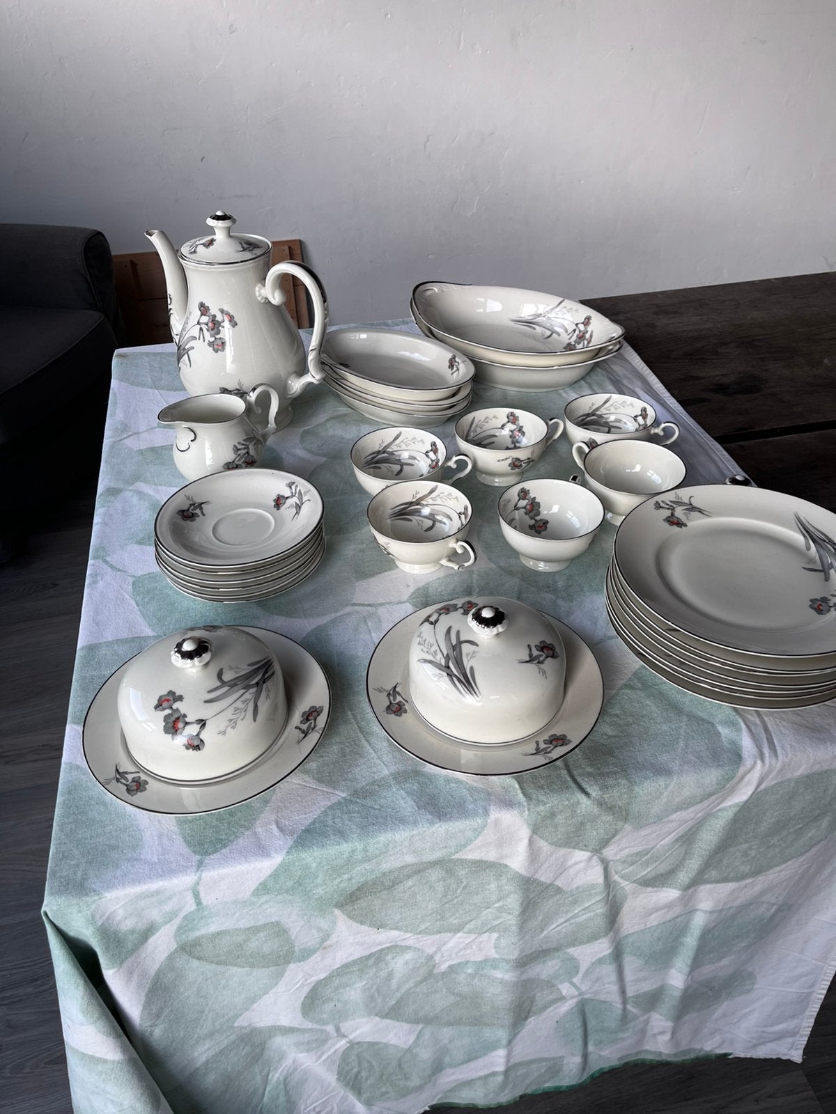 Prachtig high tea theeservies, Antiek en Kunst, Antiek | Servies compleet, Ophalen of Verzenden