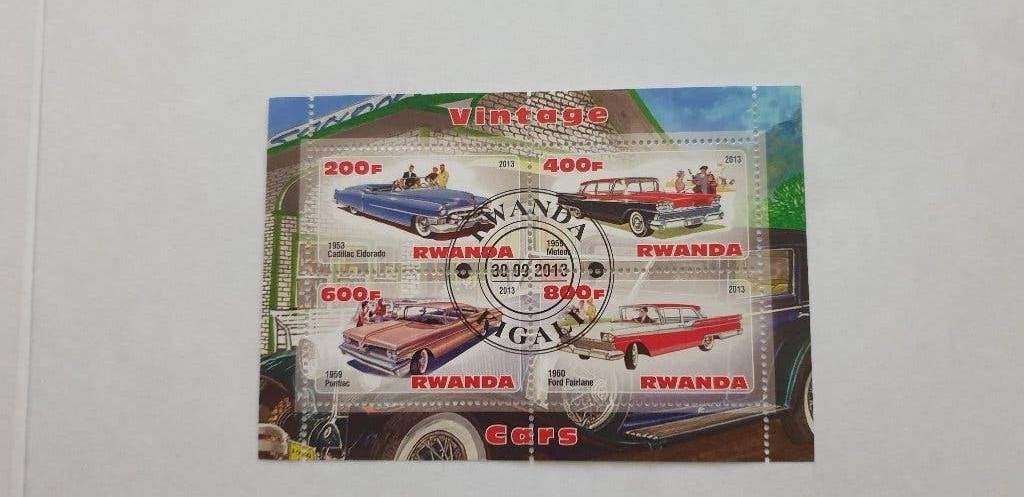 5317 rwanda vintage cars, Verzenden, Overige landen