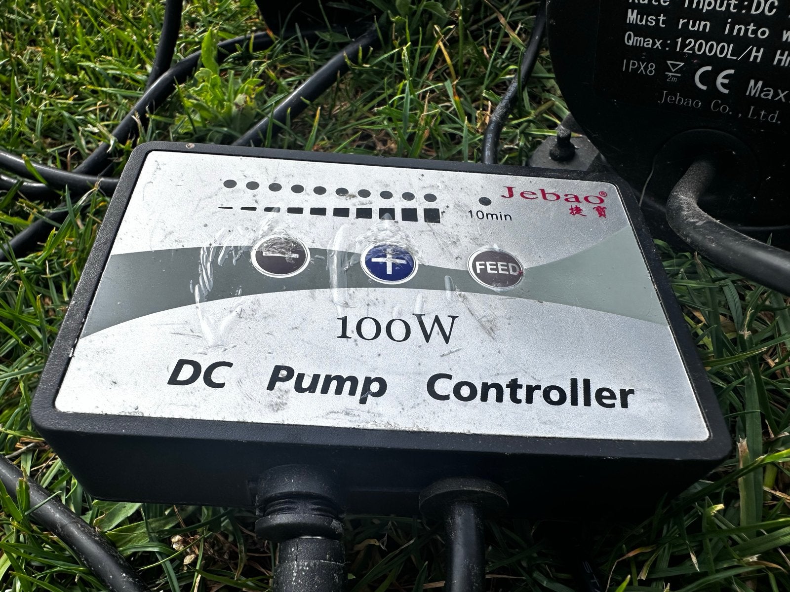 Jebao DCT-12000 DC Pomp met Controller 100W, Ophalen of Verzenden, Gebruikt, Vijverpomp
