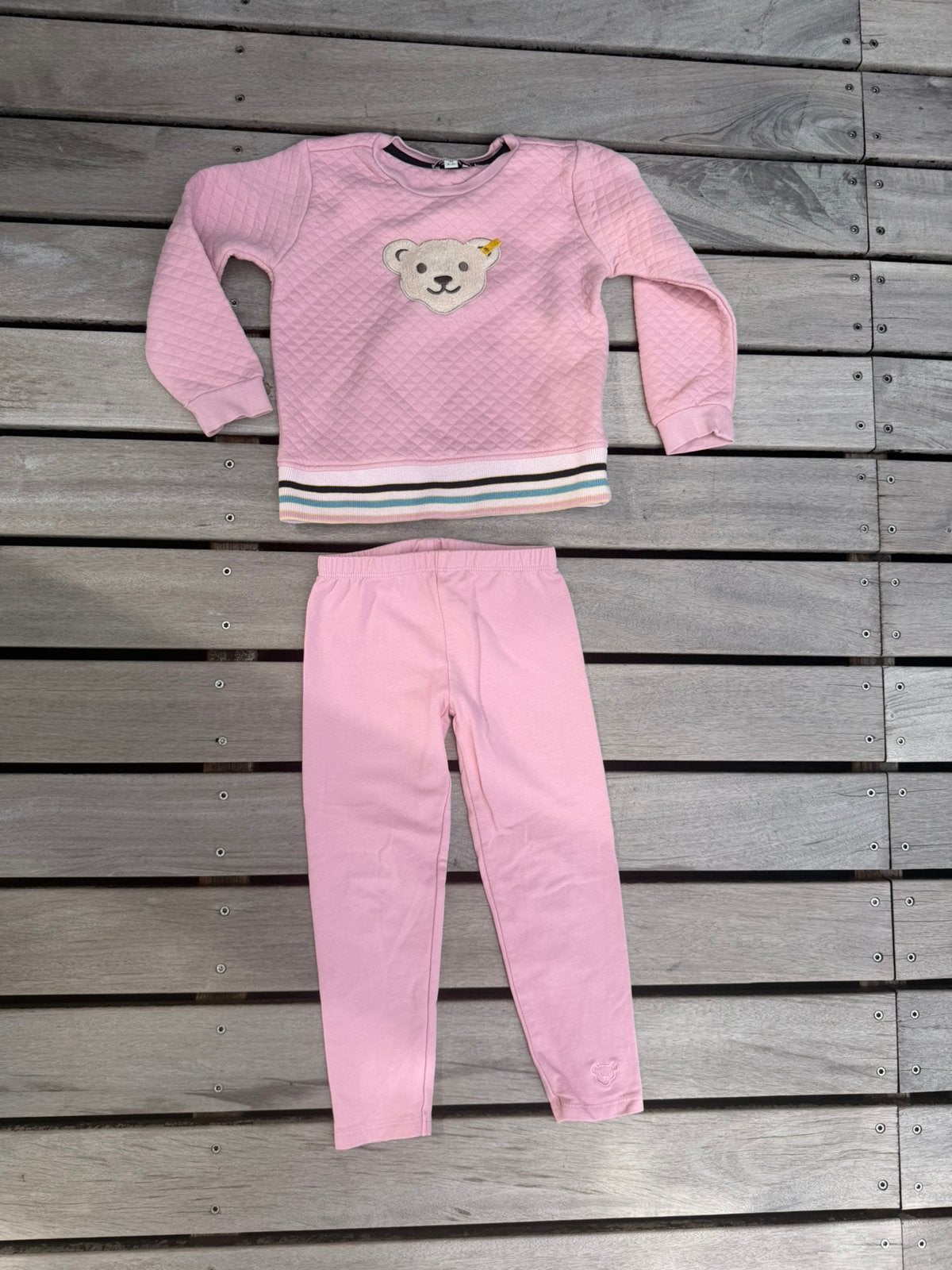Steiff setje 2-delig met grluid, Ophalen of Verzenden, Zo goed als nieuw, Jongen of Meisje, Sport- of Zwemkleding