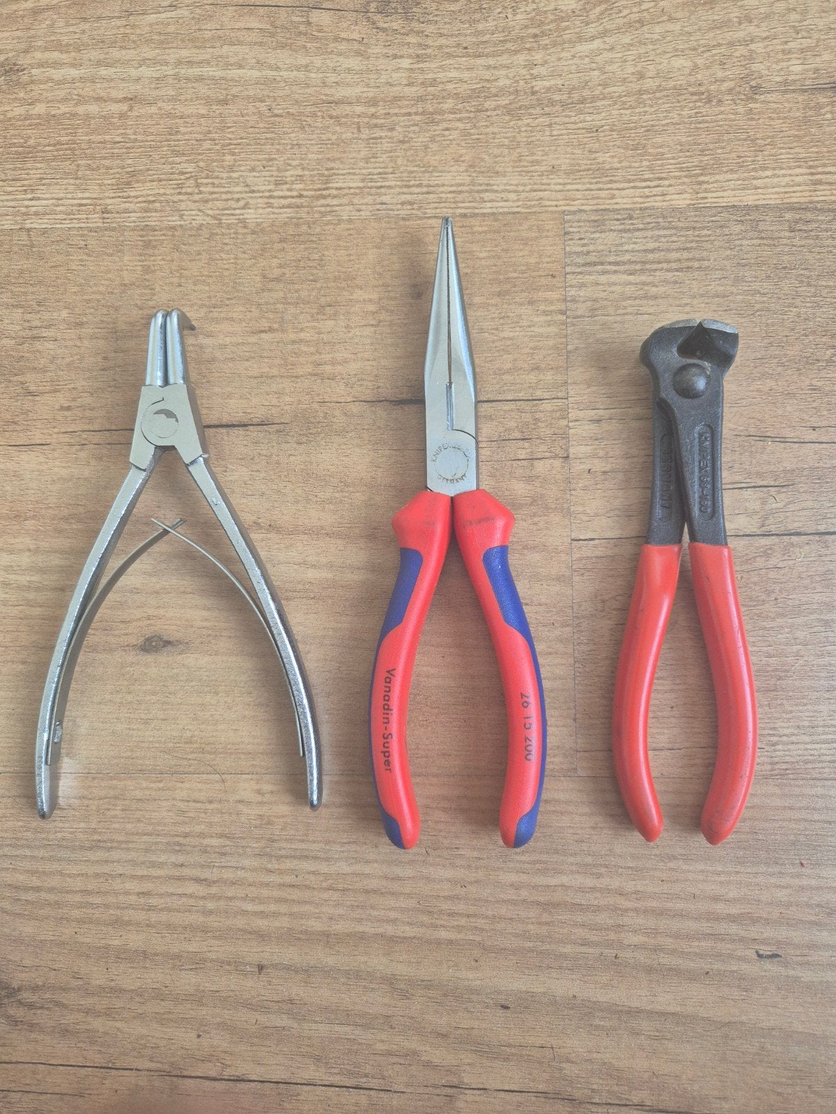 Knipex tangen:46-A21, 26 15 200, 68 160 - Zeer Goede Staat, Ophalen of Verzenden, Zo goed als nieuw, Tang, Knipex