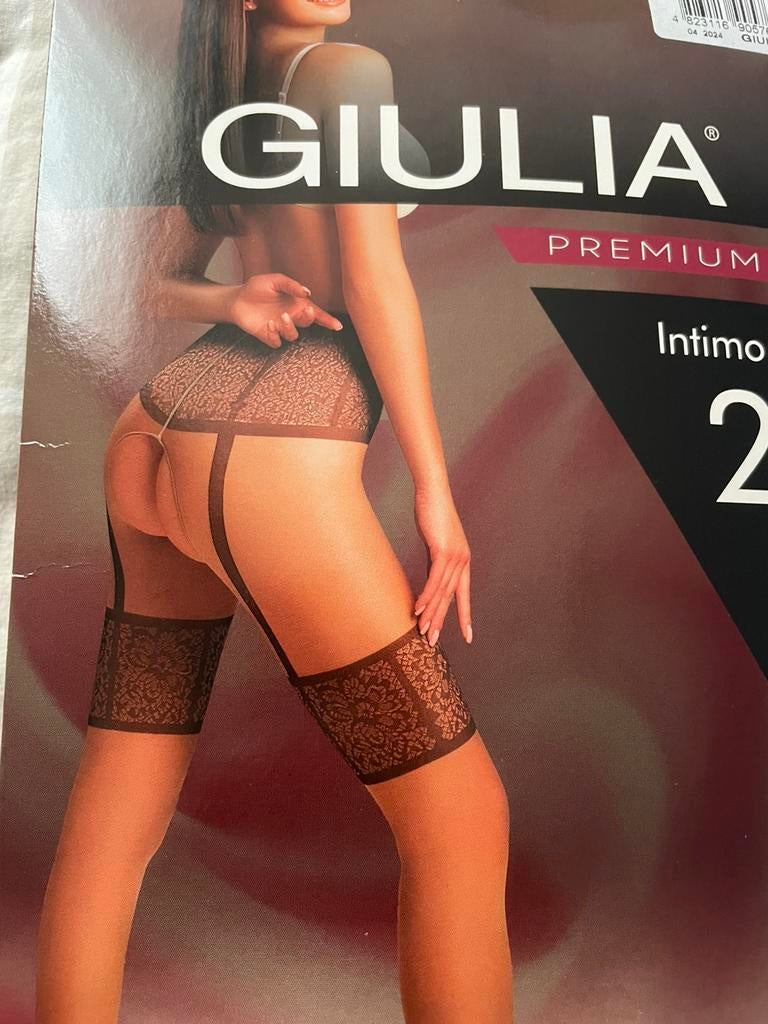 Zwarte ouvert panty mt XL nieuw, Maat 48/52 (XL), Verzenden, Zwart, Nieuw