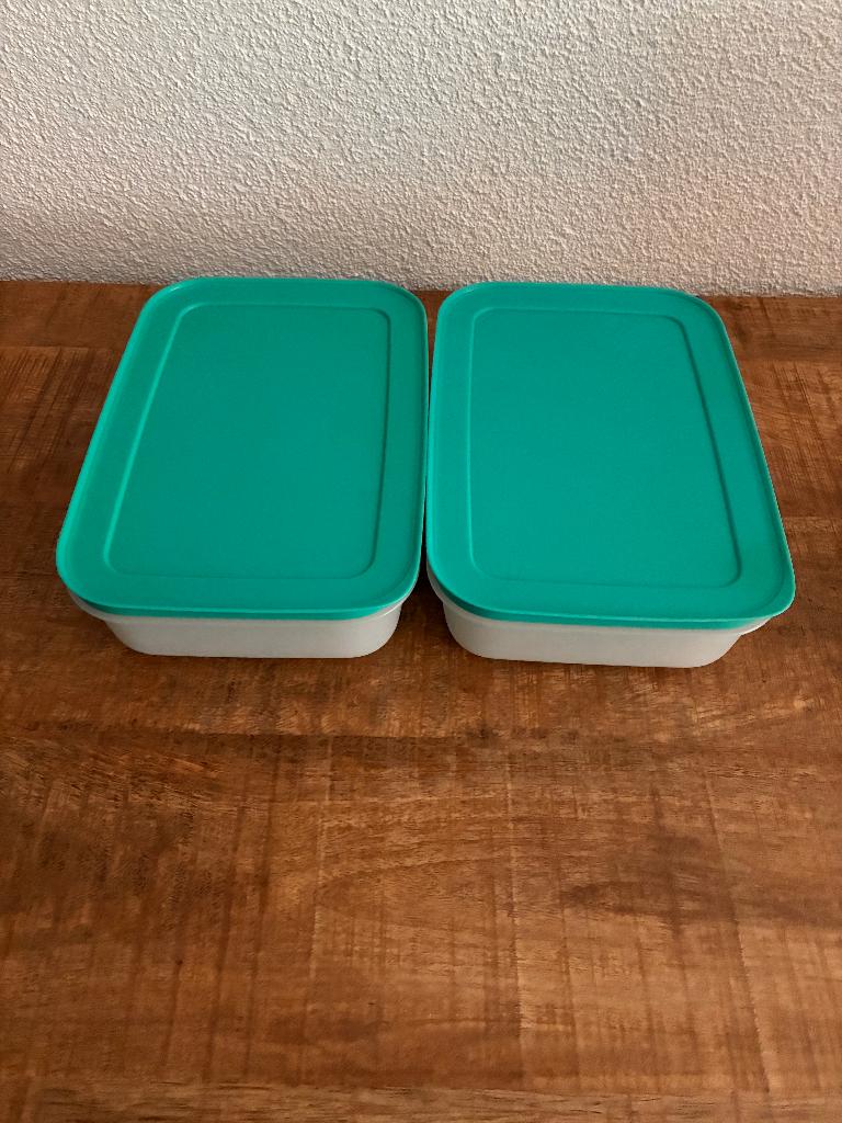 Pakket 2 Tupperware Igloo diepvriesdozen 1 liter. PRIMA st., Huis en Inrichting, Keuken | Tupperware, Ophalen of Verzenden, Zo goed als nieuw