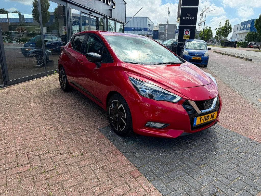 Nissan Micra 1.0 IG-T N-Design Clima|Cruise|Carplay|Org Km's, Auto's, Nissan, Voorwielaandrijving, 12 maanden, Stof, Handgeschakeld