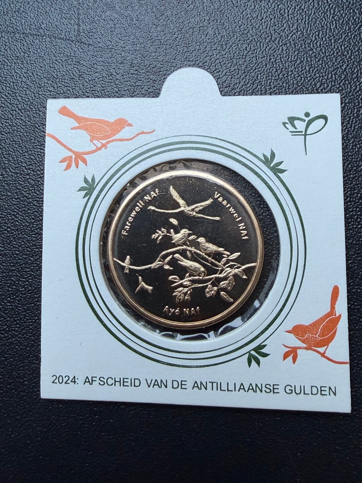 Afscheid van de Antilliaanse Gulden 2024 - 5 Gulden munt, Ophalen of Verzenden, Koningin Beatrix, 5 gulden, Losse munt