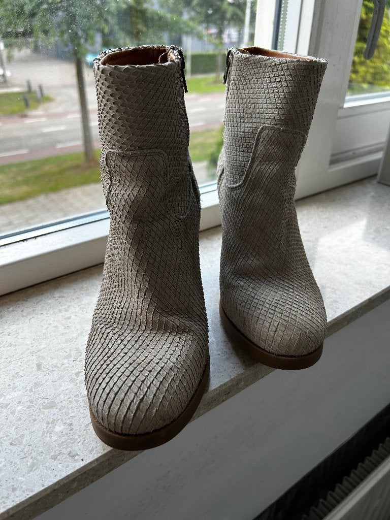 Enkellaarsjes van Shabbies Amsterdam, Shabbies Amsterdam, Beige, Lage of Enkellaarzen, Ophalen of Verzenden