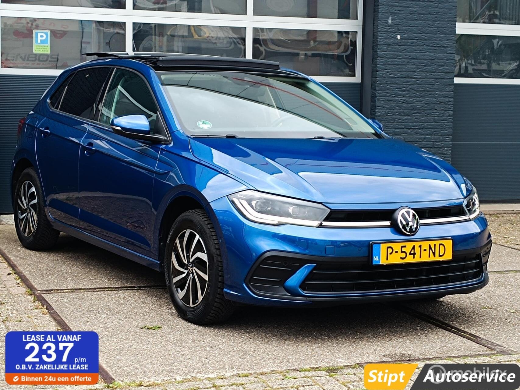 Volkswagen Polo 1.0 TSI Life Business Pano/Virtual/Blindspot, Auto's, Voorwielaandrijving, Automatische klimaatregeling, Gebruikt