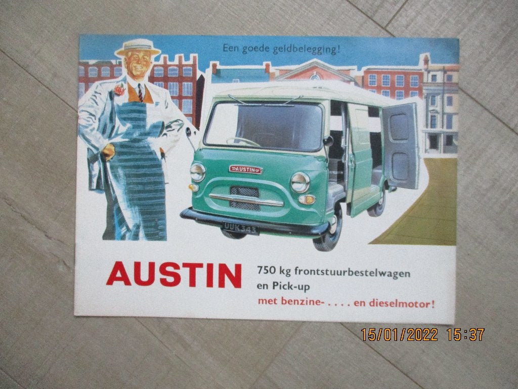 Austin 750 kg - Austin J2 - Bedrijfswagenfolder - SALE  !!, Ophalen of Verzenden, Zo goed als nieuw, Overige merken