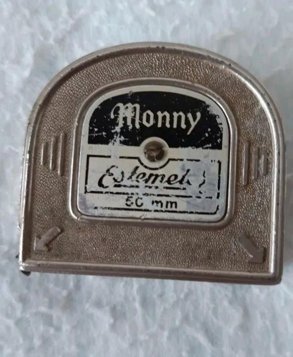 Antieke centimeter Monny, antieke rolmaat Monny, Antiek en Kunst, Ophalen of Verzenden