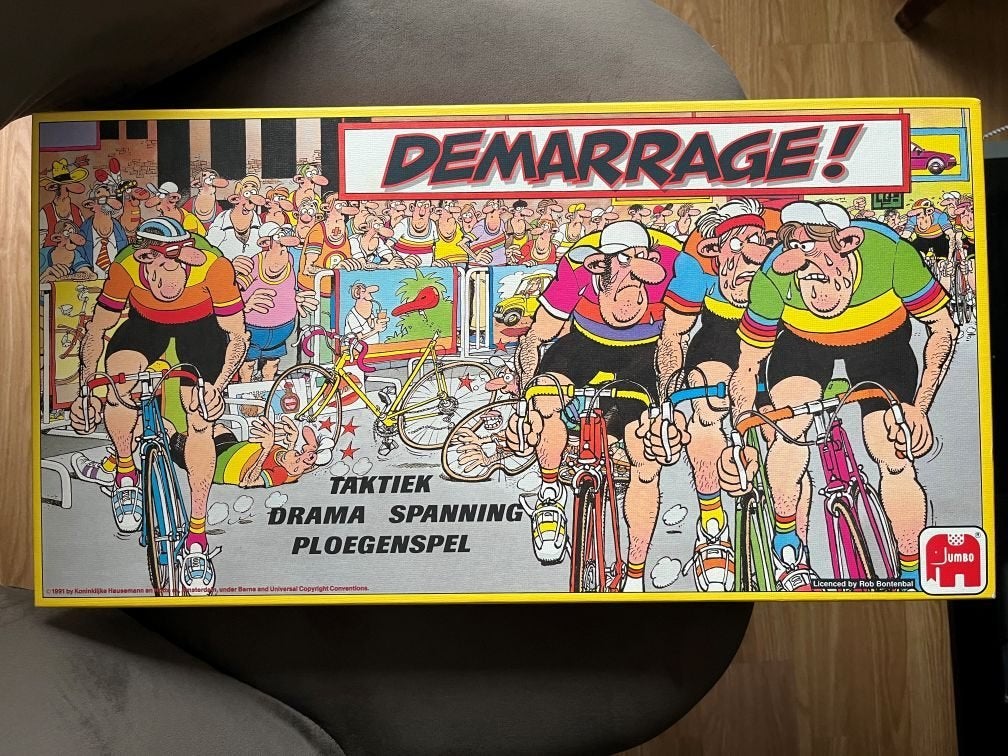 Demarrage! Bordspel - Tactiek, Drama, Spanning, Ploegenspel, Drie of vier spelers, Ophalen of Verzenden, Zo goed als nieuw, Jumbo