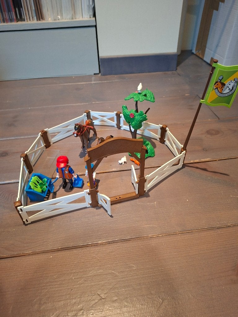 Playmobil set Country paardenweide, Complete set, Overige typen, Ophalen of Verzenden, Zo goed als nieuw