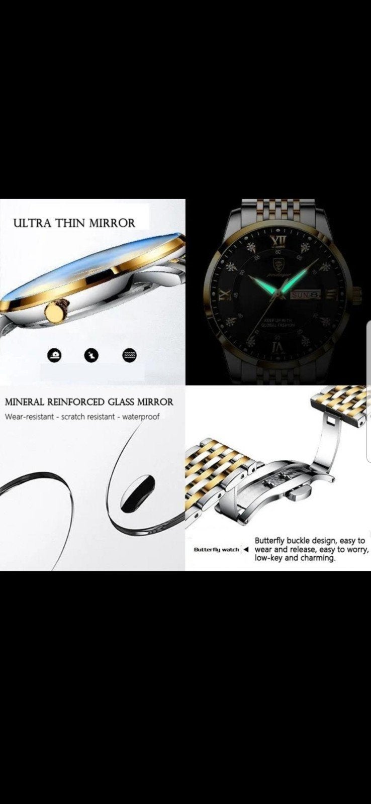 Nieuwe horloge t.w.v van €225, Ophalen of Verzenden, Nieuw, Overige materialen, Overige merken