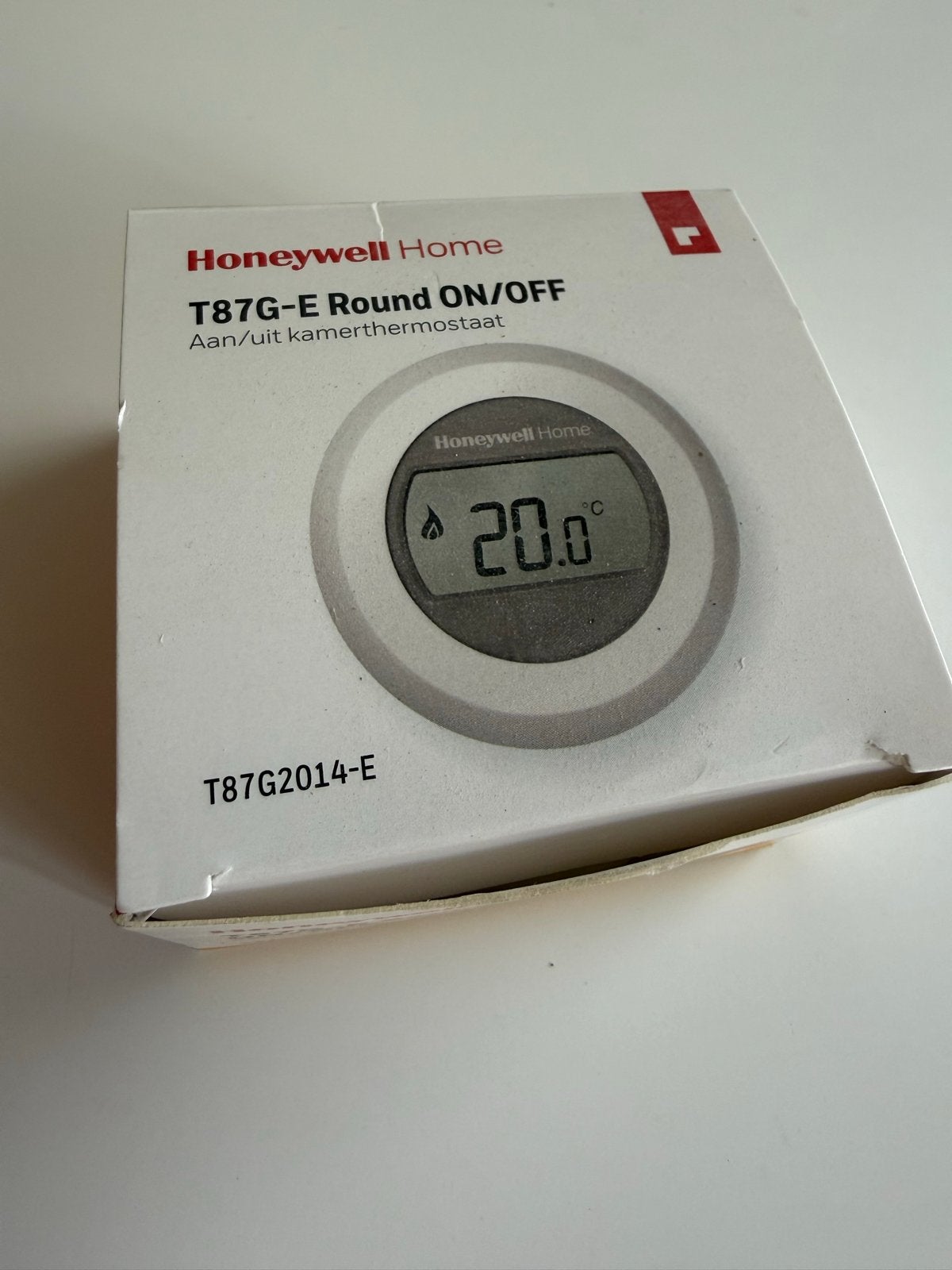 Honeywell Home T87G-E Round ON/OFF Kamerthermostaat, Doe-het-zelf en Verbouw, Ophalen, Slimme thermostaat, Nieuw