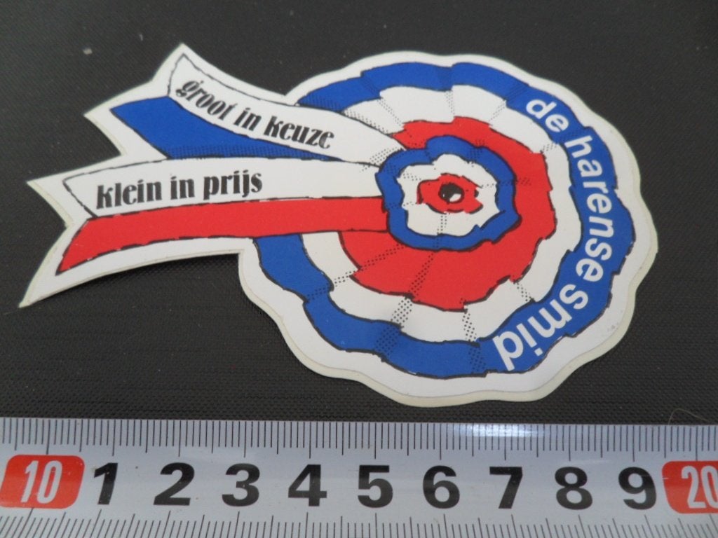 sticker De Harense Smid Groot in keuze klein in prijs PX079, Verzamelen, Ophalen of Verzenden, Zo goed als nieuw