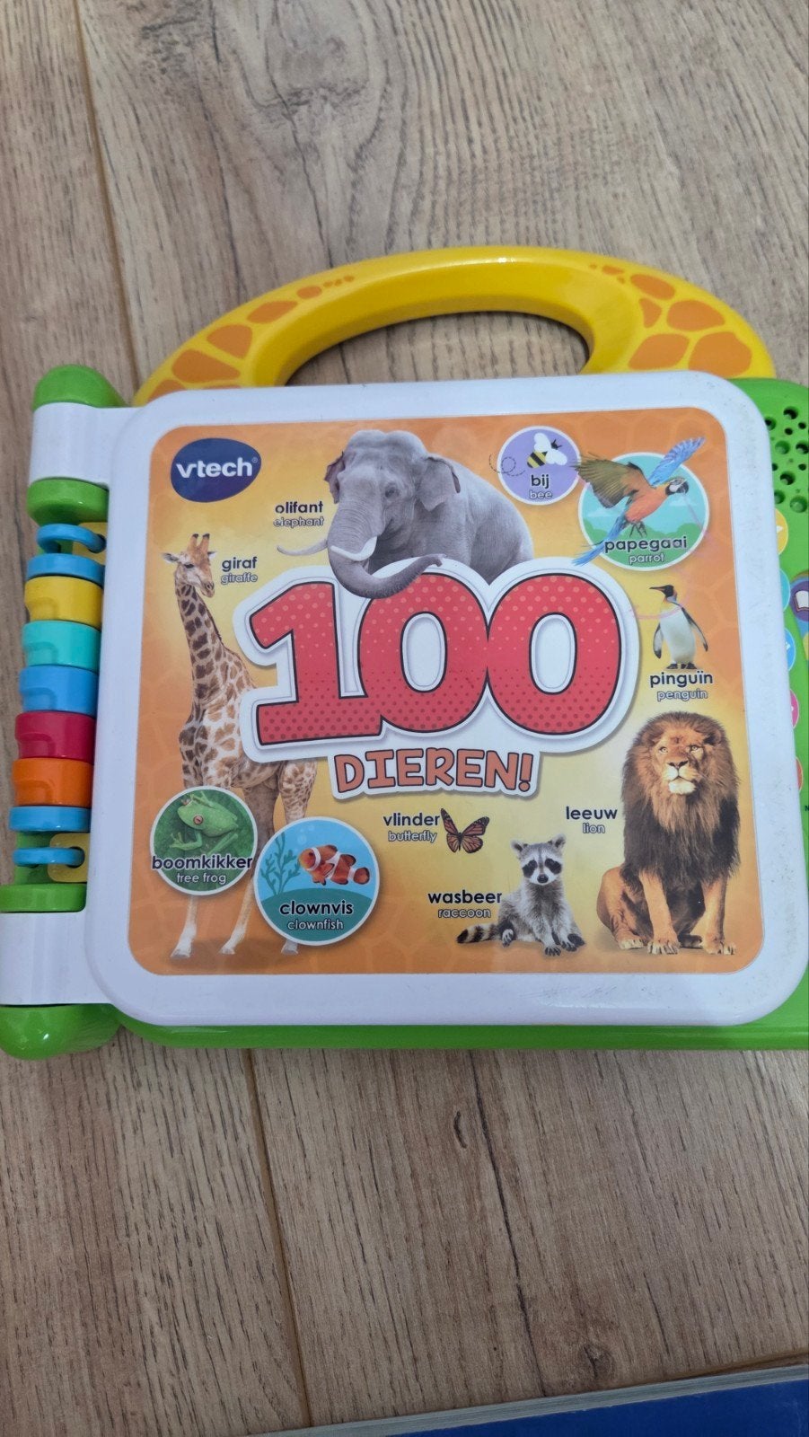 VTech 100 Dieren! Interactief Boek met Geluid en Licht, Ophalen of Verzenden, Zo goed als nieuw, Overige typen, Met licht