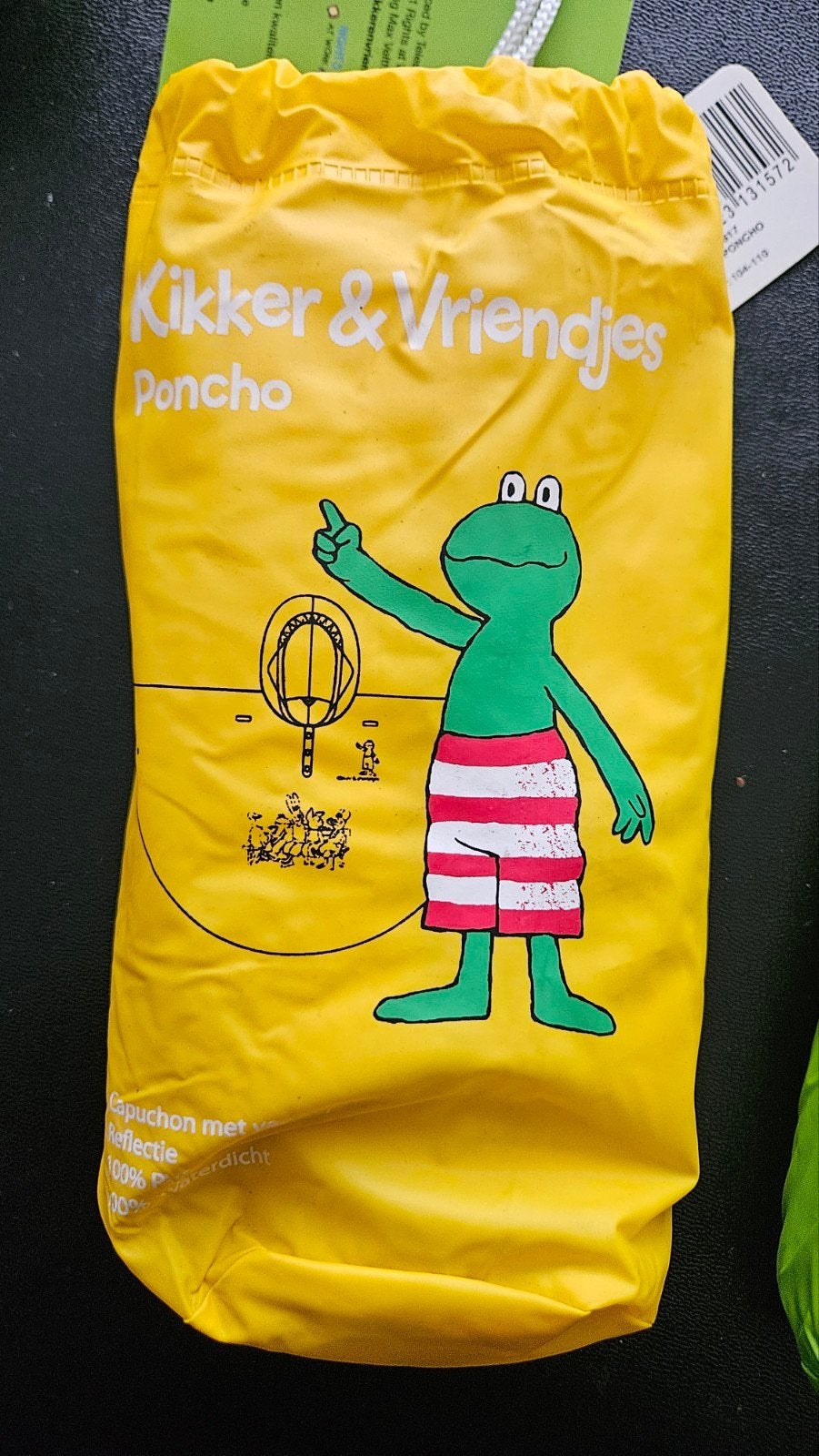 Kikker & Vriendjes Poncho - 100% Waterdicht, Caravans en Kamperen, Ophalen of Verzenden, Nieuw, Regenpak, Kinderen