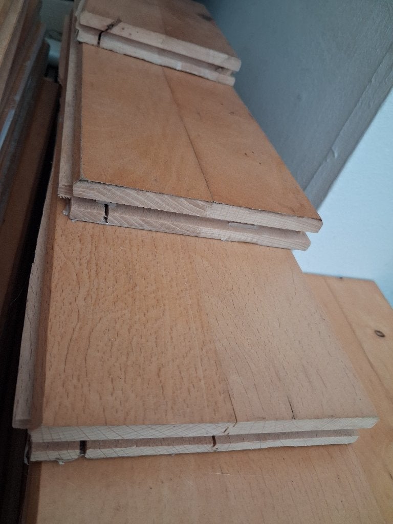 Houten vloer, Ophalen, Gebruikt, Vloerdelen of -planken, 10 m² of meer