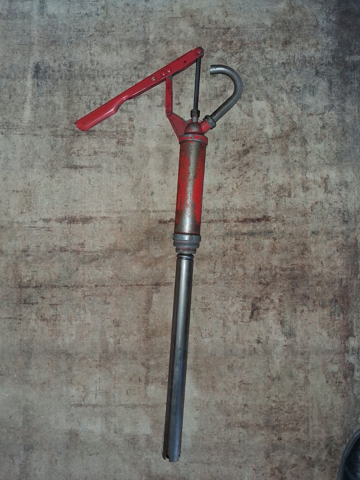 Oude handbediende olie/ koelvloeistof pomp, Ophalen of Verzenden, Gebruikt