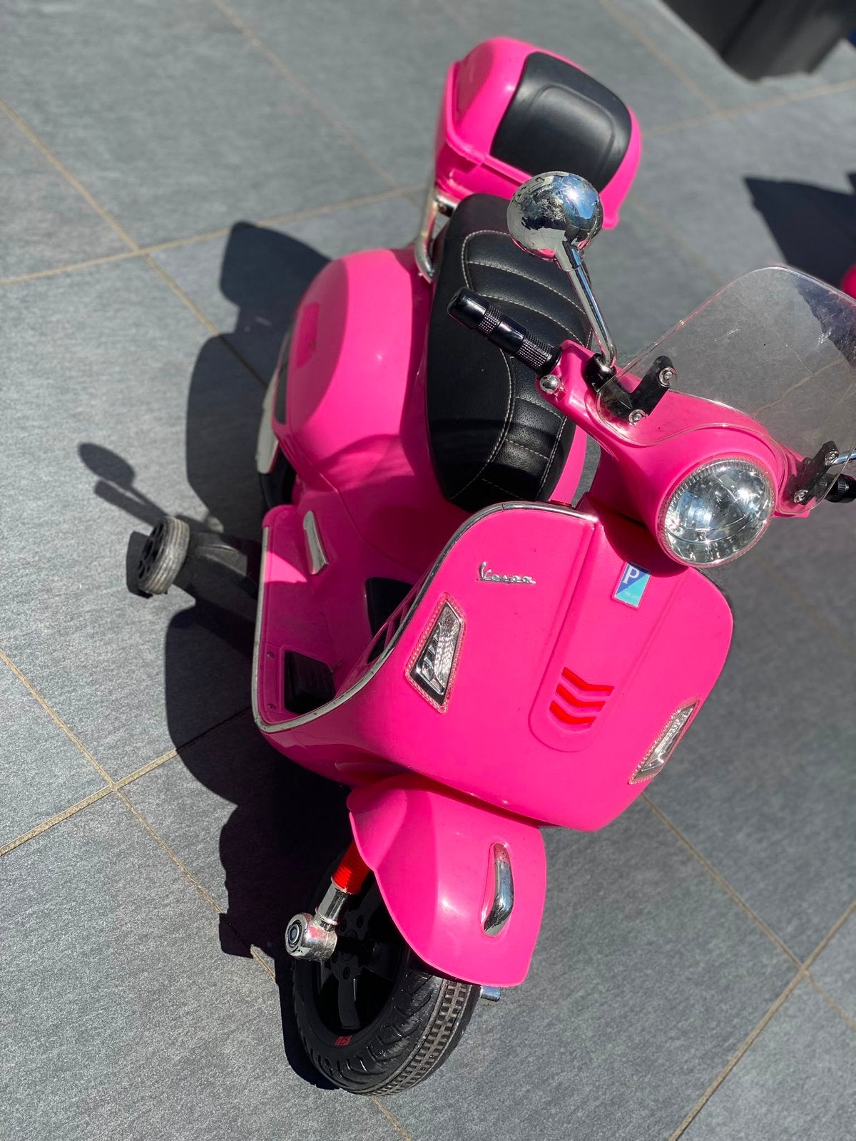 Roze Vespa Stijl Elektrische Kinder Scooter, Ophalen, Overige typen