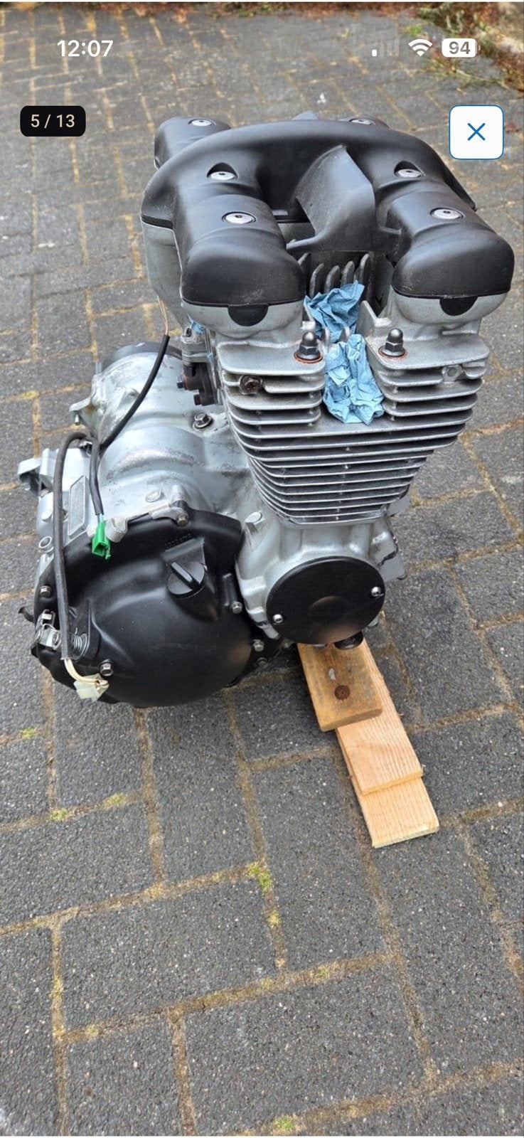 Gereviseerd Yamaha 600 blok met gecoat frame, Ophalen of Verzenden, Gereviseerd