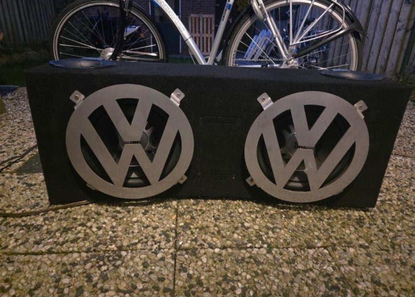 JBL GT5-12 Subwoofer Kist met VW Grills - 2200W Peak, Ophalen, Gebruikt