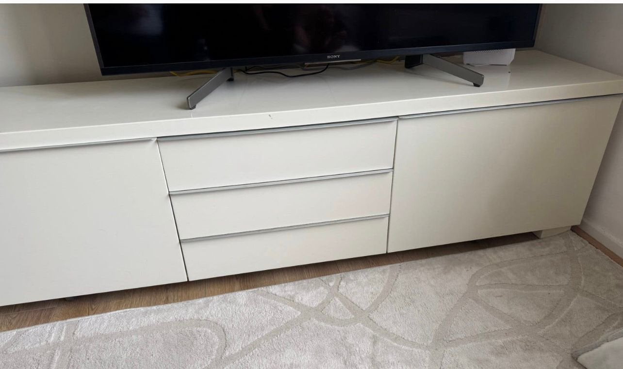 Ikea besta burs tv meubel, Ophalen, Gebruikt, 25 tot 50 cm, Minder dan 100 cm