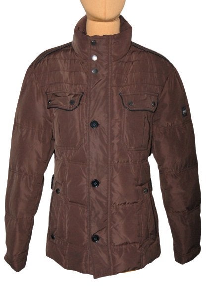 Hugo Boss dons, jas, jack, winter, bruin, Mt. 46 / XL, Bruin, Verzenden, Maat 46/48 (XL) of groter, Zo goed als nieuw