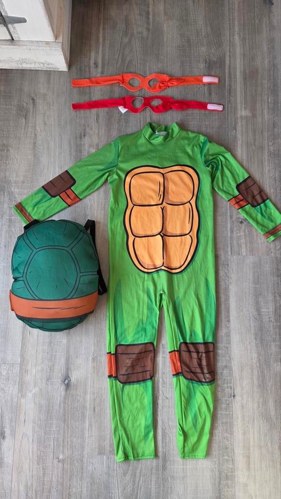 Teenage turtle pak, Ophalen of Verzenden, Gebruikt, 134 t/m 140, Jongen of Meisje