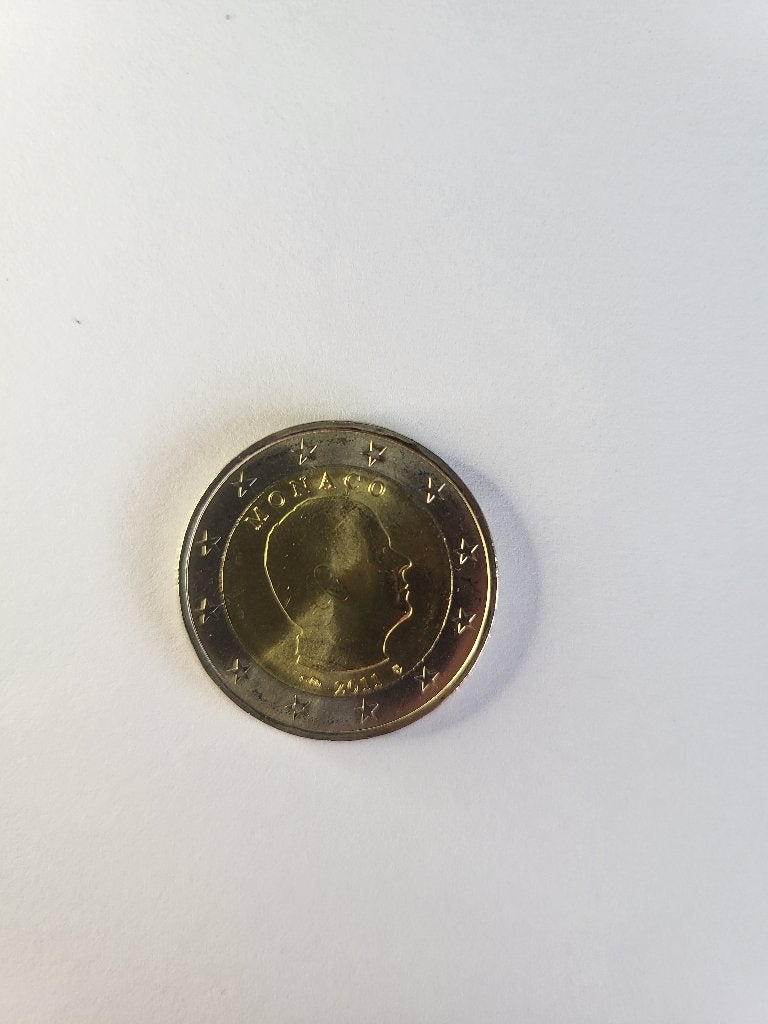 2 euro koersmunt Monaco 2011 UNC, Postzegels en Munten, Munten | Europa | Euromunten, Ophalen of Verzenden, Monaco, 2 euro, Losse munt