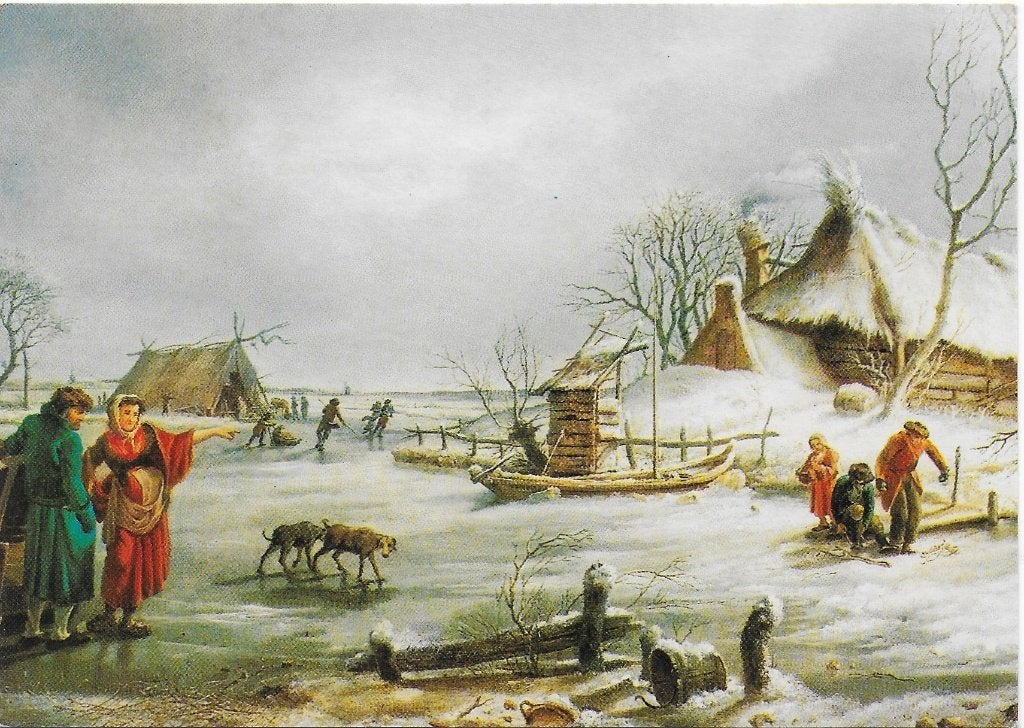 Winterlandschap Gelopen Ansichtkaart (B5822 ), Ophalen of Verzenden, 1960 tot 1980, Gelopen