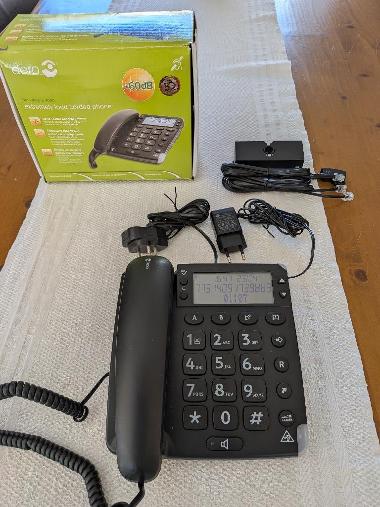 senioren telefoon, Telecommunicatie, Vaste telefoons | Handsets en Draadloos, Zo goed als nieuw, 1 handset, Ophalen of Verzenden