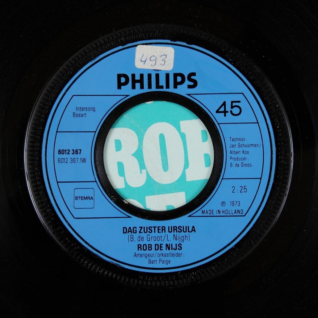 DAG ZUSTER URSULA Rob de Nijs NL HIT BEAT POP 1973, Verzenden, Gebruikt, Nederlandstalig
