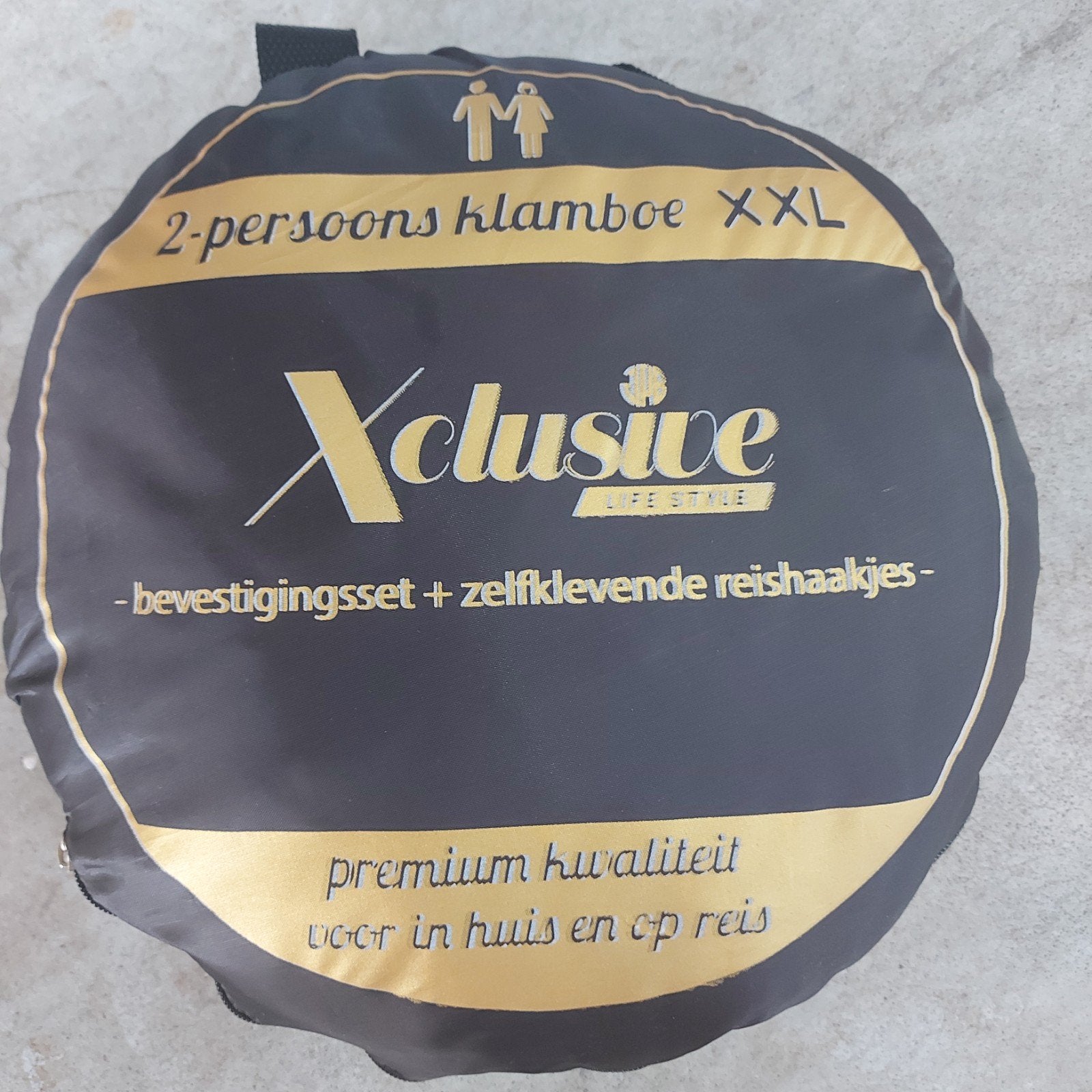 Xclusive XXL 2-persoons klamboe met bevestigingsset, Ophalen of Verzenden, Zo goed als nieuw