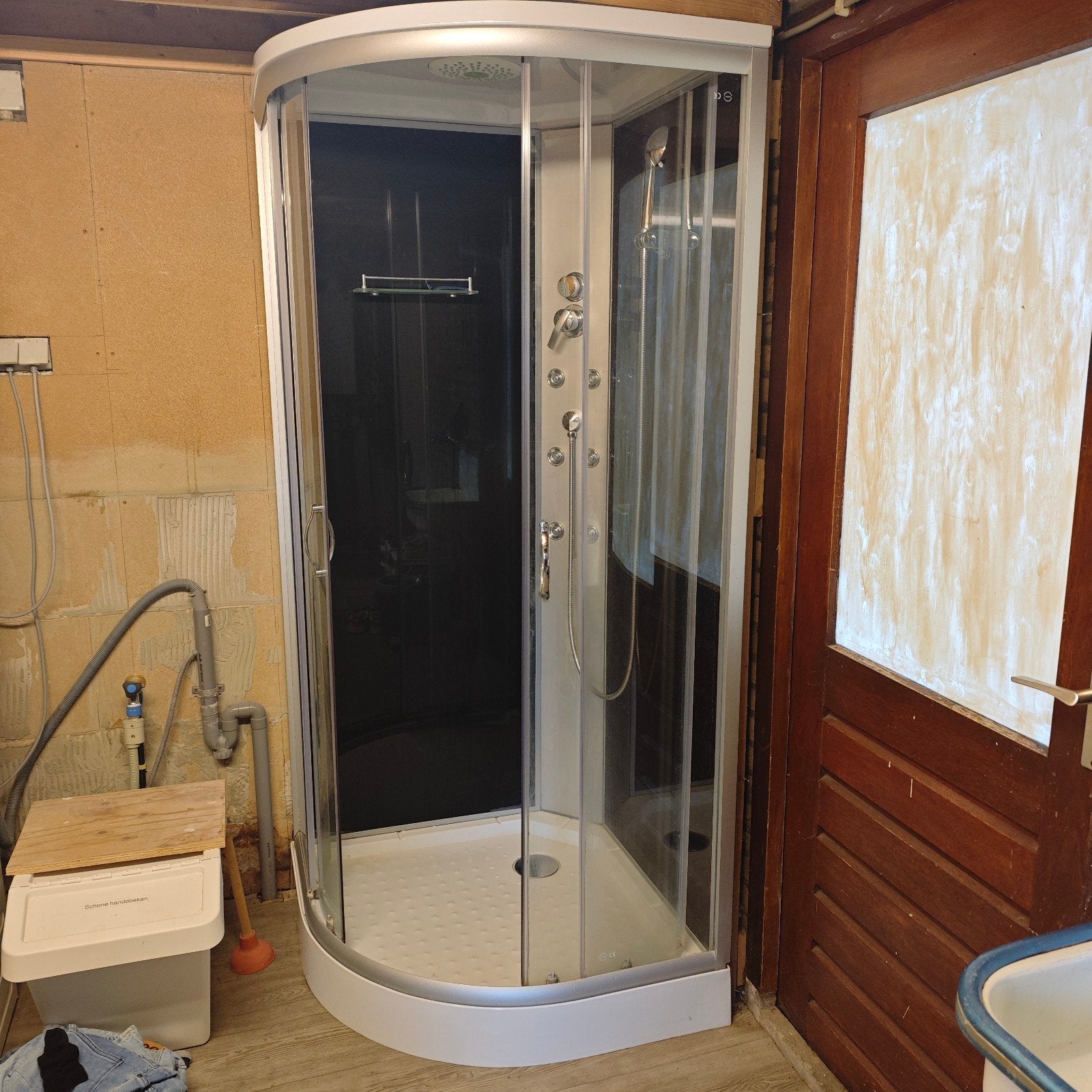 Nooddouche / douchecabine 90*90*207, Ophalen, Gebruikt, 200 cm of meer, 75 cm of meer