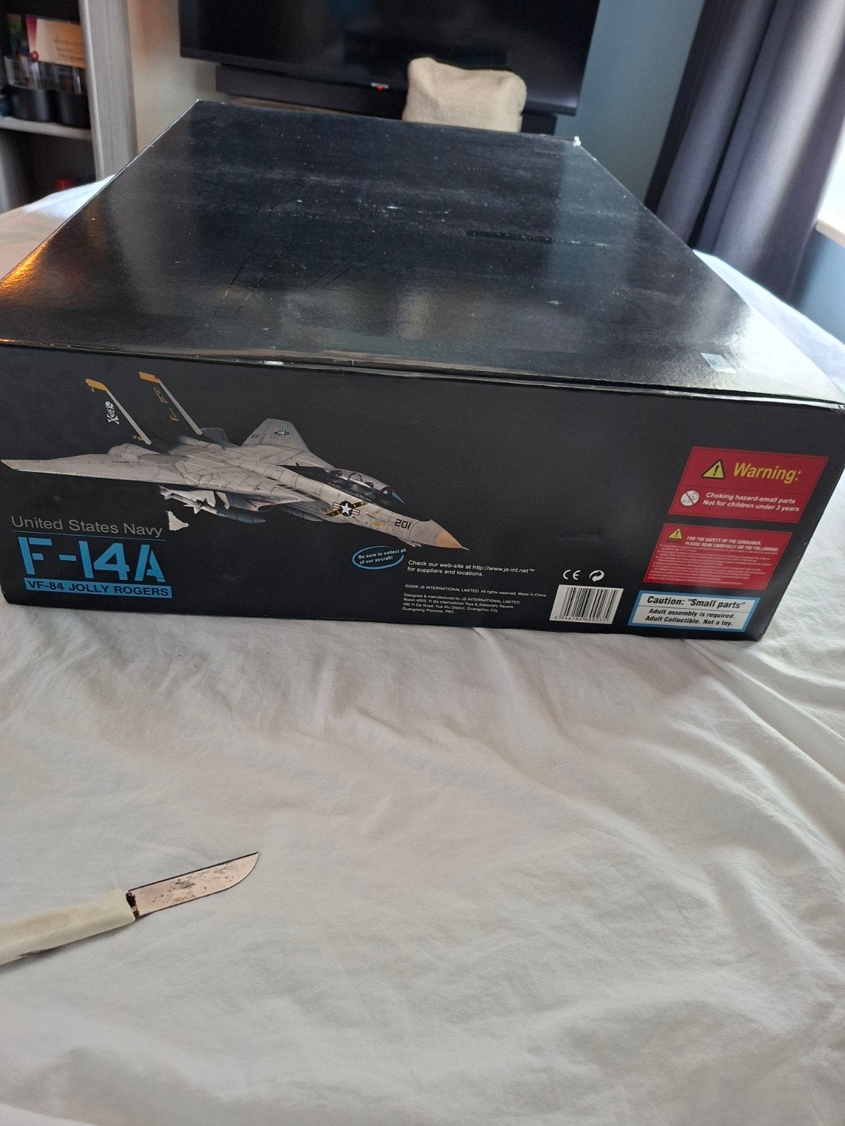 F-14 Tomcat Jolly Rogers 1/18, Nieuw, Groter dan 1:72, Vliegtuig, Ophalen