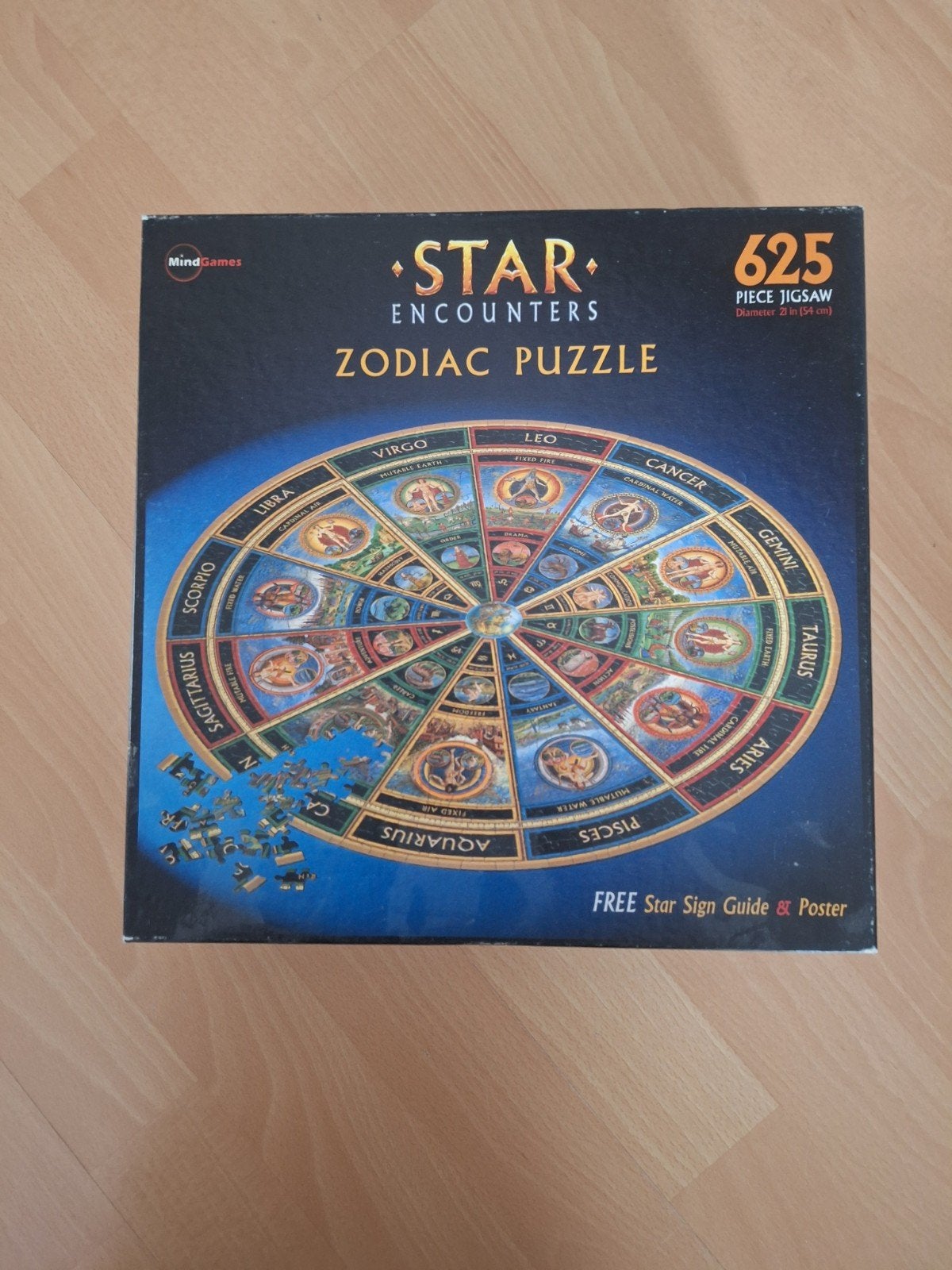 Zodiac sterrenbeelden legpuzzel 625 stukjes MindGames, Ophalen, 500 t/m 1500 stukjes, Zo goed als nieuw, Legpuzzel