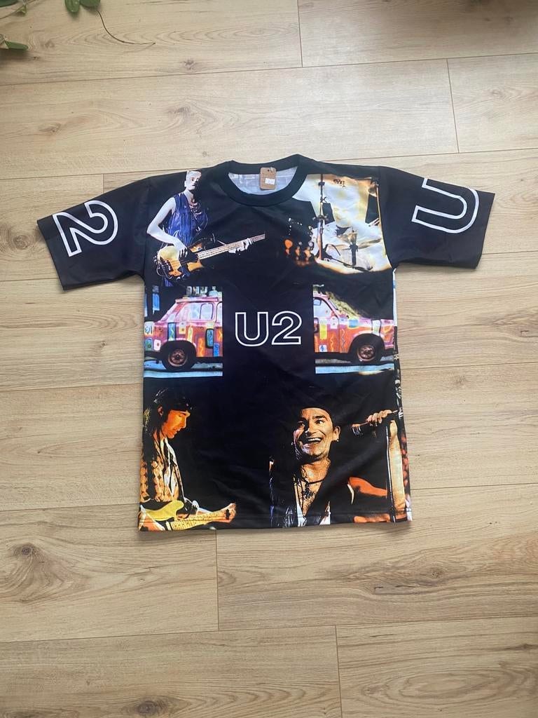 Vintage U2 Band T-Shirt Rock Band Graphic Shirt L Tour Shirt, Verzenden, Nieuw, Maat 52/54 (L), Overige kleuren