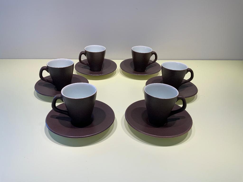 Royal Goedewaagen koffieservies 6 espresso kop en schotels, Ophalen of Verzenden