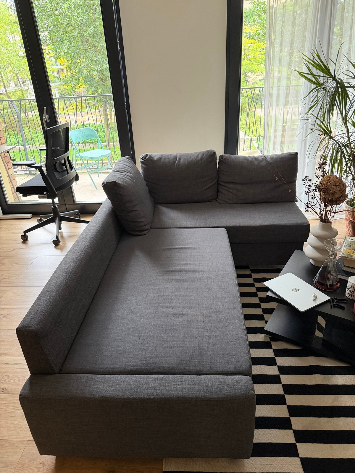 Ikea friheten slaapbank Gratis overmatras, Ophalen, Gebruikt, Wit, Tweepersoons