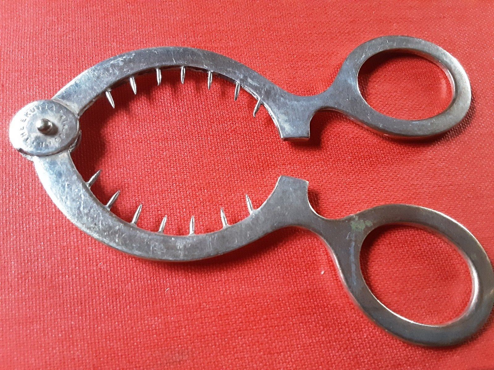antieke eiersnijder / eierschaaltopper., Ophalen of Verzenden