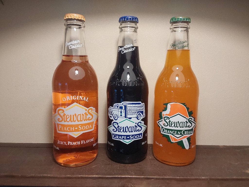 Limonade flessen 3 stuks Stewarts Soda 355ml, Ophalen of Verzenden, Zo goed als nieuw