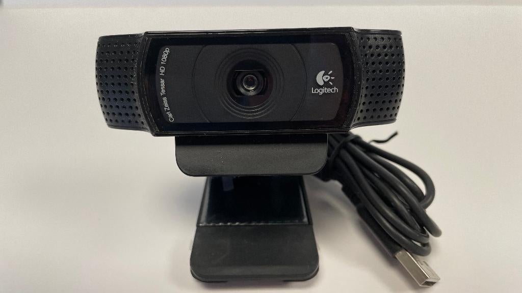 Logitech WebCam 1080p, Computers en Software, Webcams, Ophalen, MacOS, Monitorclip, Zo goed als nieuw