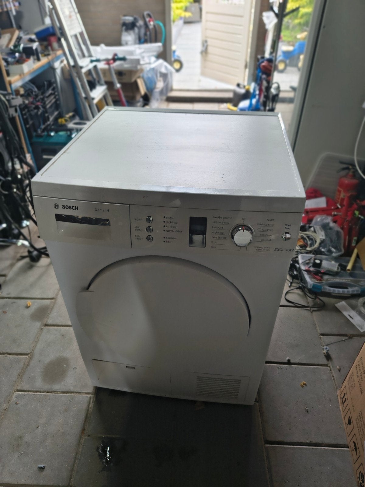 Bosch Serie 4 WTE84383NL Condensdroger - 7 kg, Witgoed en Apparatuur, Ophalen, 6 tot 8 kg, Gebruikt, Voorlader