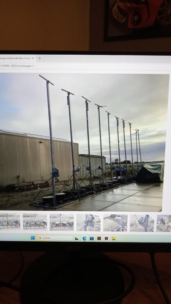 Lichtmast  Delta Lier voor Lichtstatief of Truss, Ophalen of Verzenden, Gebruikt
