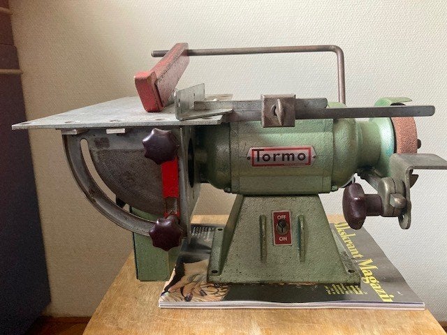 Tormo zaagmachine en slijpmachine Compleet, Reserve zaagblad, Ophalen, Gebruikt, 70 mm of meer, Overige typen